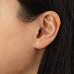 Valley of the Fine-Butterfly Single Stud-Earrings-Blue Ruby Jewellery-Vancouver Canada