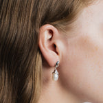 Wolf Circus-Pearl Drop Earrings-Earrings-Blue Ruby Jewellery-Vancouver Canada