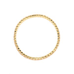 1 Row 3mm Crystal Stretch Bracelet Gold Tone, Peach Crystal