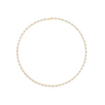 Baguette Crystal Collar Gold Plated, Crystal
