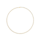 Baguette Crystal Collar Gold Plated, Crystal