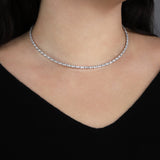 Weekend Ritual-Baguette Crystal Choker-Necklaces-Blue Ruby Jewellery-Vancouver Canada