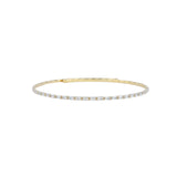Baguette CZ Choker Gold Plated, Cubic Zirconia