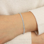 Weekend Ritual-Mesh Round Crystal Cuff-Bracelets-Blue Ruby Jewellery-Vancouver Canada