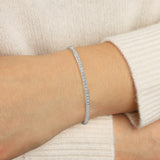 Weekend Ritual-Mesh Round Crystal Cuff-Bracelets-Blue Ruby Jewellery-Vancouver Canada