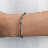 Weekend Ritual-Mesh Round Crystal Cuff-Bracelets-Blue Ruby Jewellery-Vancouver Canada