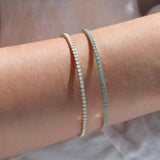 1 Coil Crystal Cuff Gold Plated, Pacific Opal Crystal