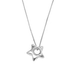 Star Charm Necklace Sterling Silver