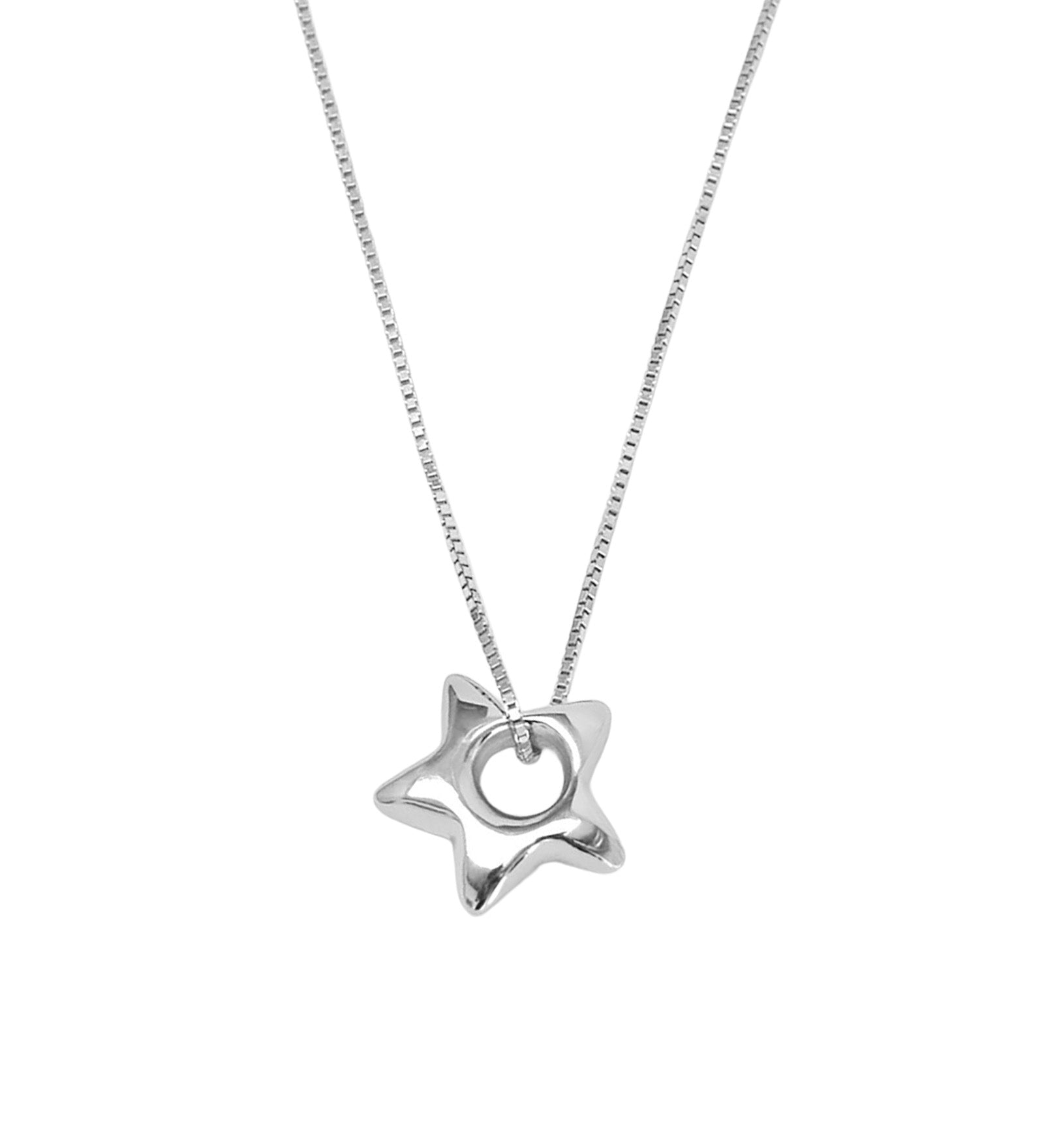 Star Charm Necklace Sterling Silver
