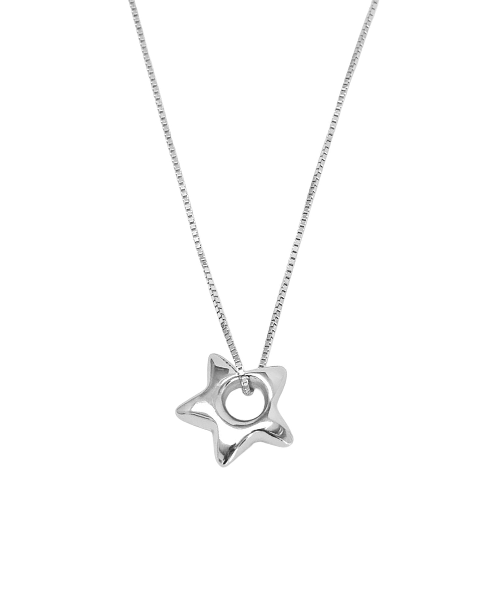 Star Charm Necklace Sterling Silver