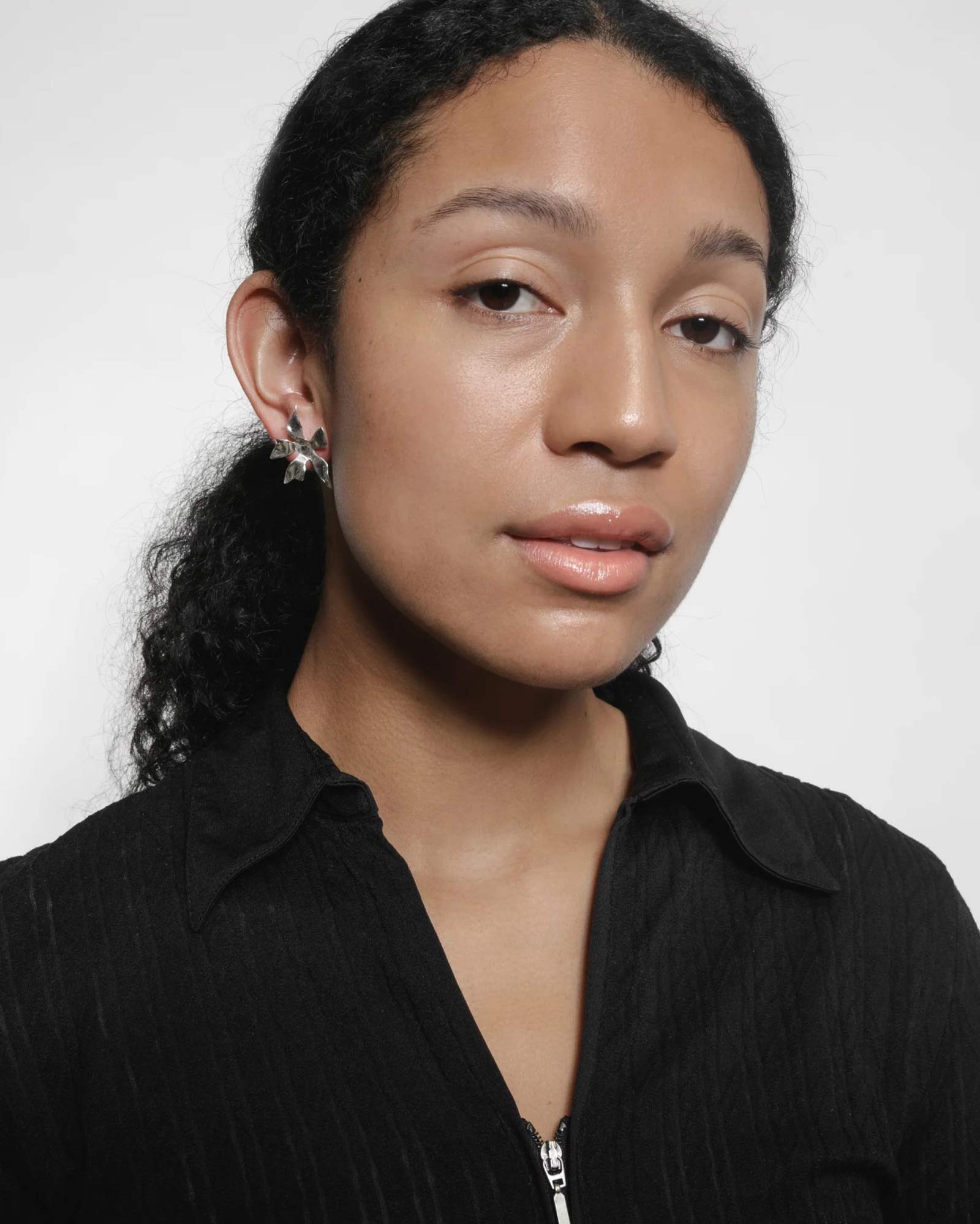 Wolf Circus-Lilah Earrings-Earrings-Sterling Silver-Blue Ruby Jewellery-Vancouver Canada