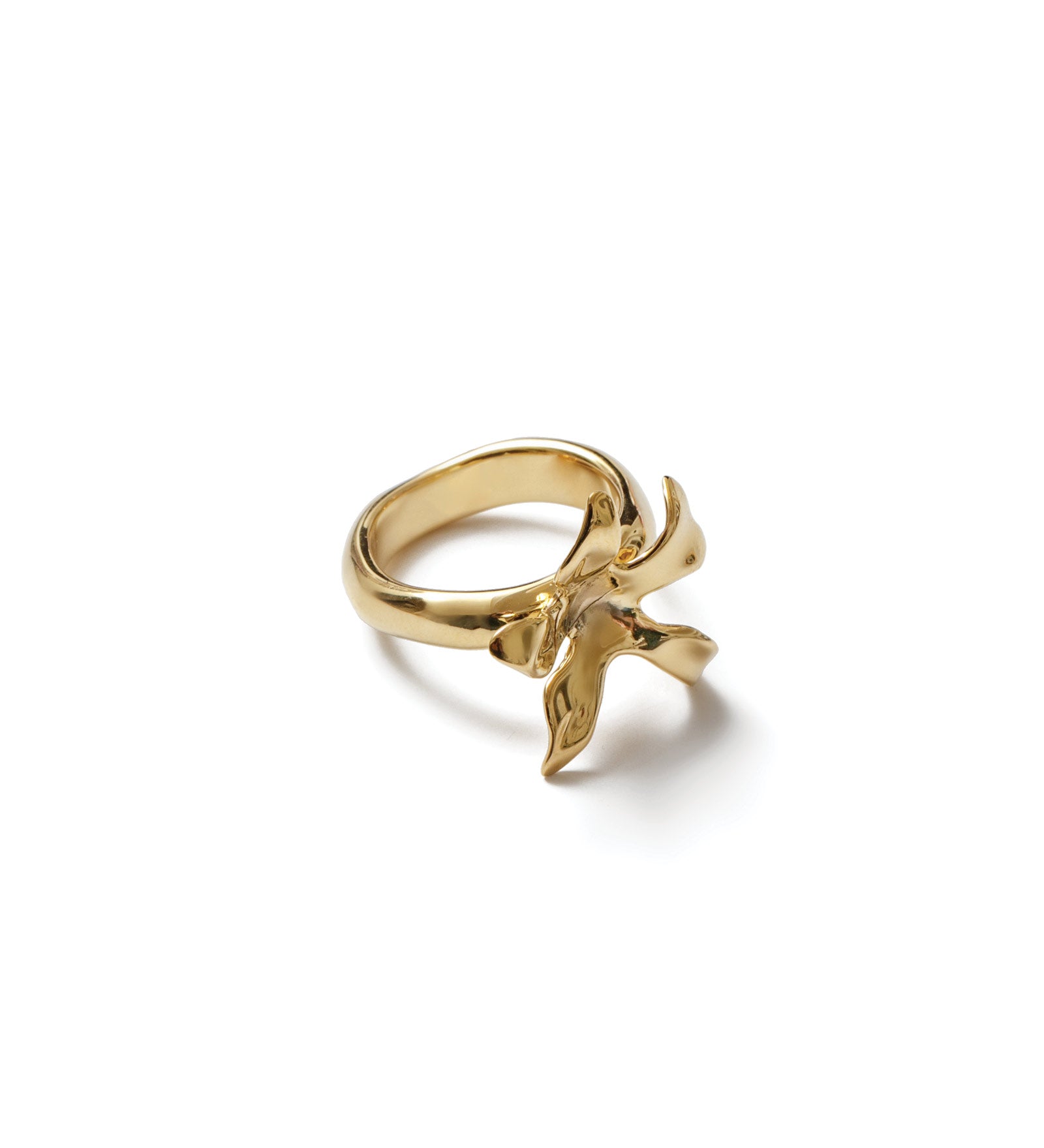 Lilah Ring 14k Gold Plated / 7