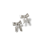 Small Ruby Earrings Sterling Silver