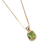 Wolf Circus-Freya Necklace-Necklaces-14k Gold Plated, Green Peridot-Blue Ruby Jewellery-Vancouver Canada