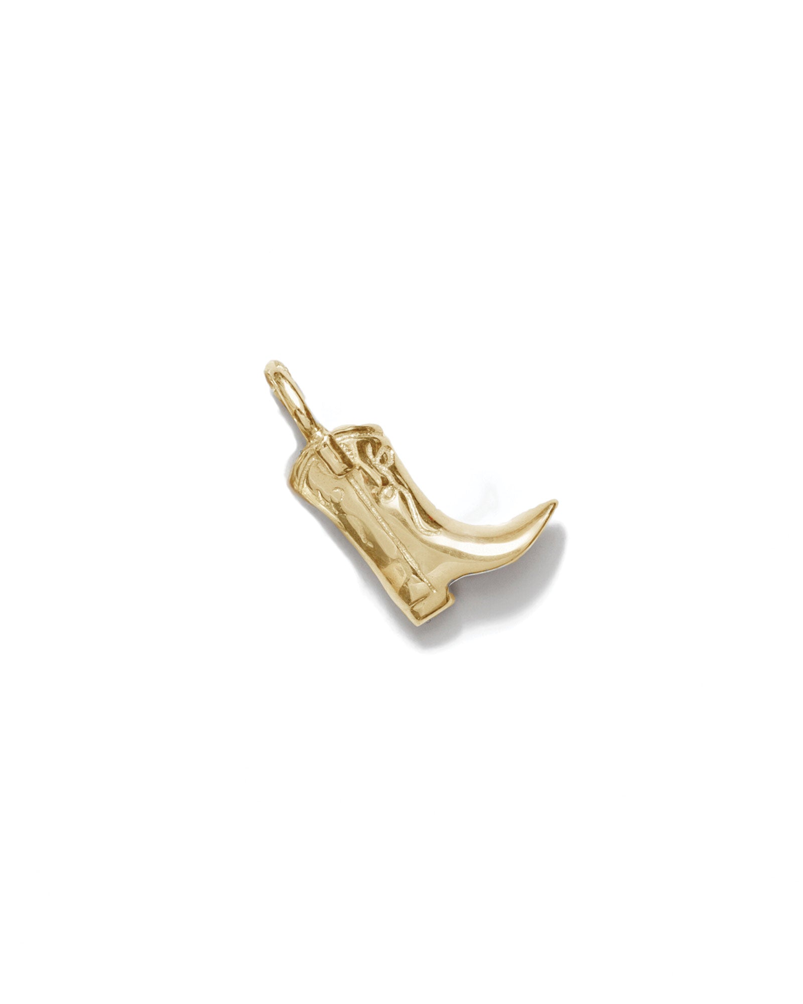 Mini  Cowboy Charm 14k Gold Plated