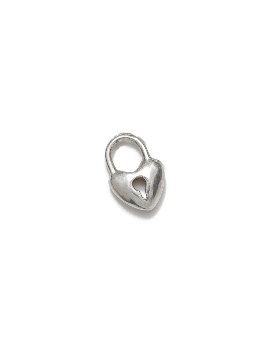 Mini Heartlock Charm Sterling Silver