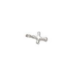 Mini Cross Charm Sterling Silver