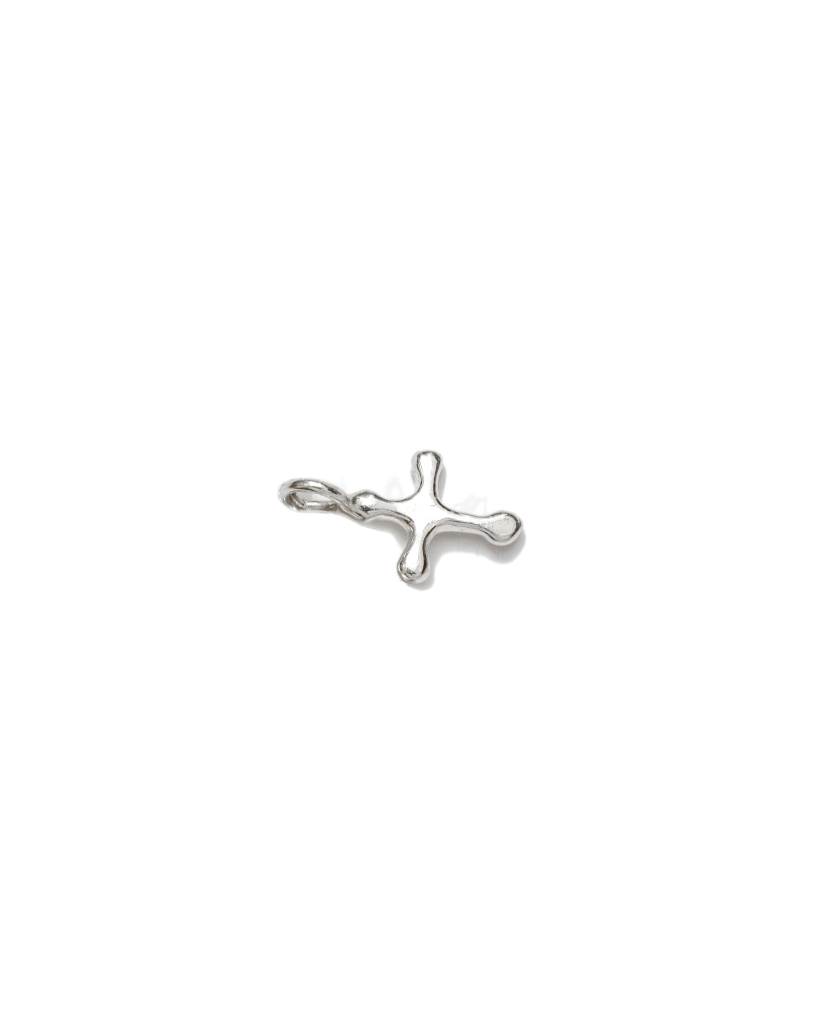 Mini Cross Charm Sterling Silver