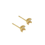 Wolf Circus-Josie Studs-Earrings-Blue Ruby Jewellery-Vancouver Canada