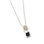 Wolf Circus-Mira Necklace-Necklaces-Sterling Silver, Blue Topaz-Blue Ruby Jewellery-Vancouver Canada