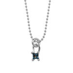 Wolf Circus-Mira Necklace-Necklaces-Sterling Silver, Blue Topaz-Blue Ruby Jewellery-Vancouver Canada