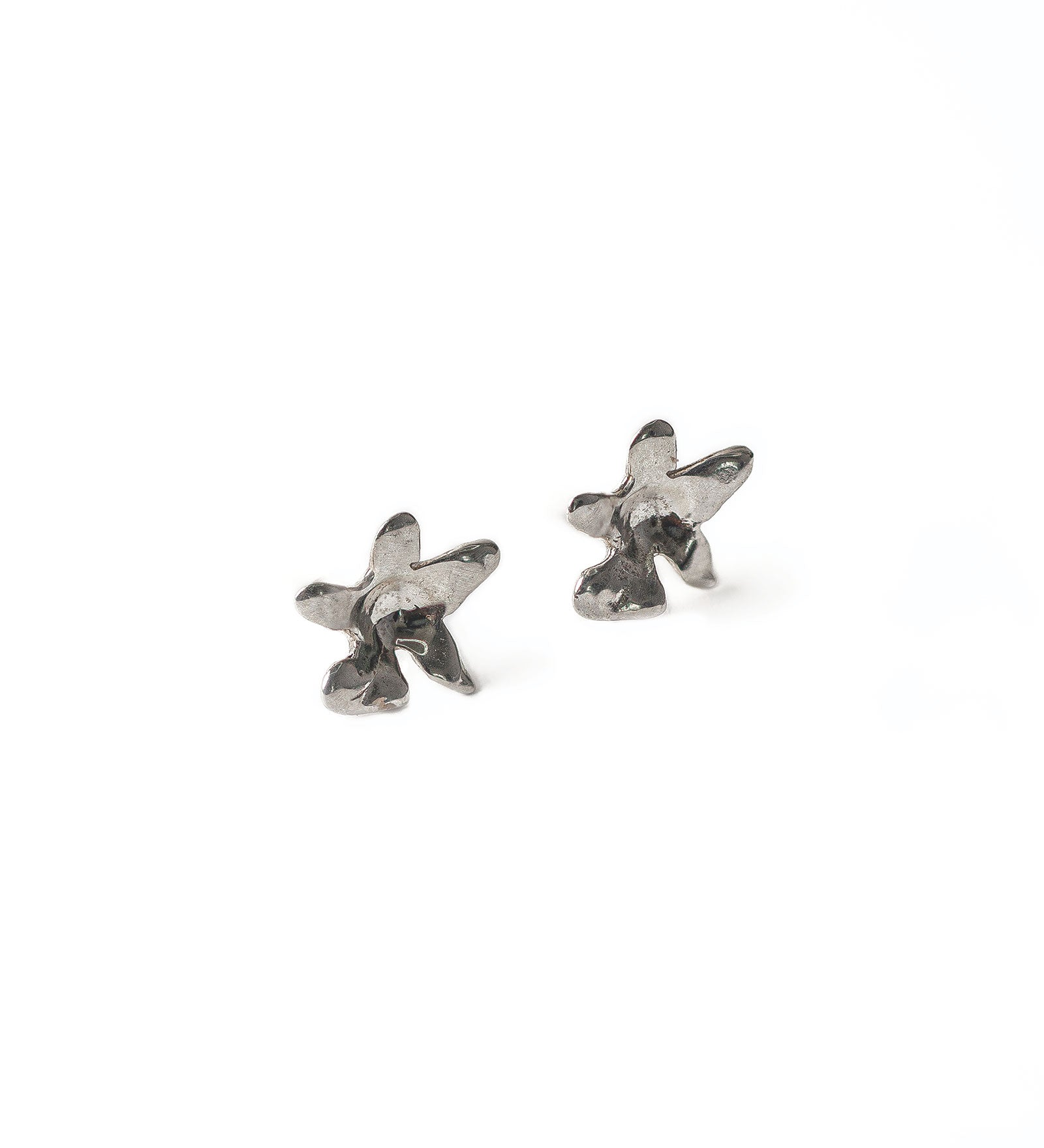 Flower Studs Sterling Silver