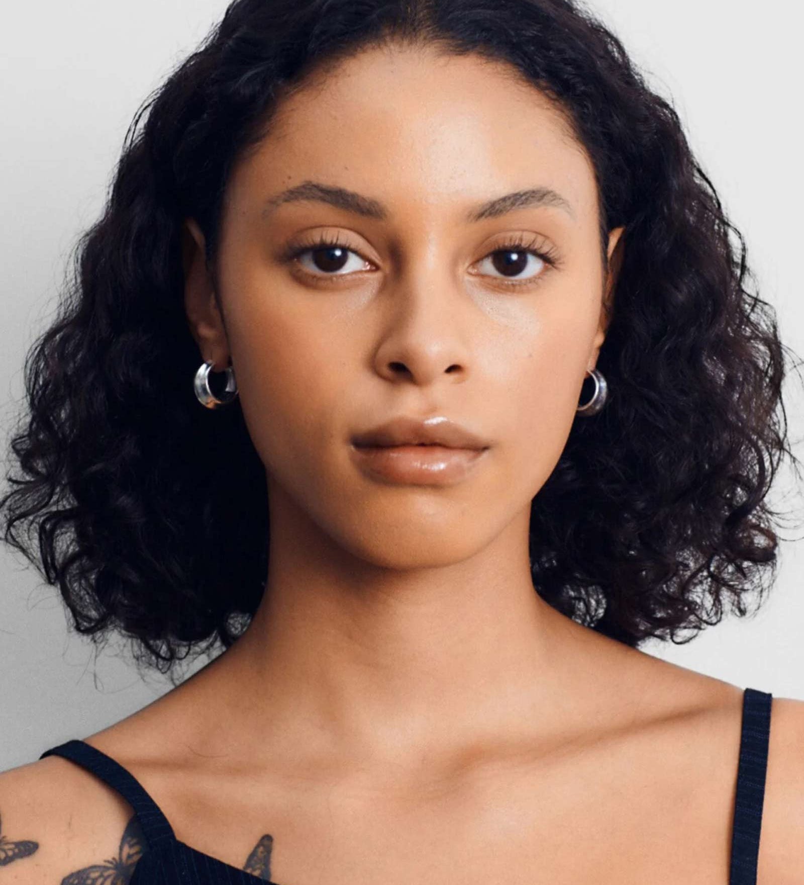 Bodie Hoops Sterling Silver