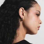 Wolf Circus-Baguette Hoops-Earrings-Blue Ruby Jewellery-Vancouver Canada
