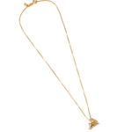 Bunny Charm Necklace 14k Gold Plated