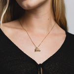 Bunny Charm Necklace 14k Gold Plated