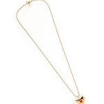 Isabel Necklace 14k Gold Plated, Ruby