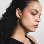 Small Rowan Hoops 14k Gold Plated
