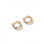Small Rowan Hoops 14k Gold Plated