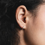 Small Rowan Hoops Sterling Silver