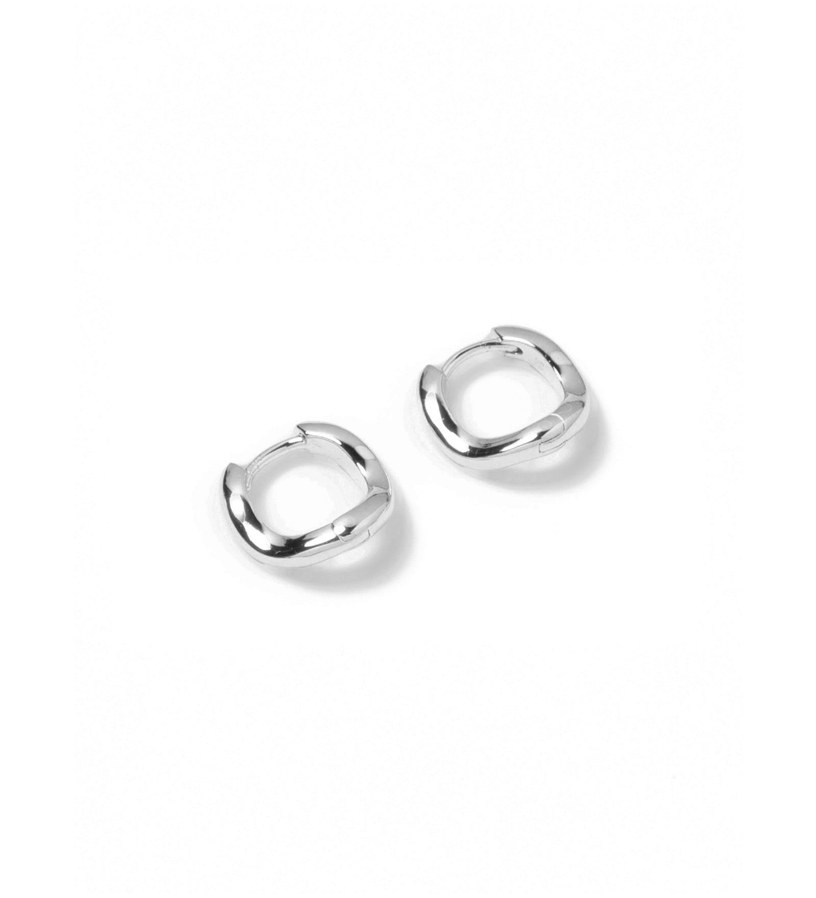 Small Rowan Hoops Sterling Silver