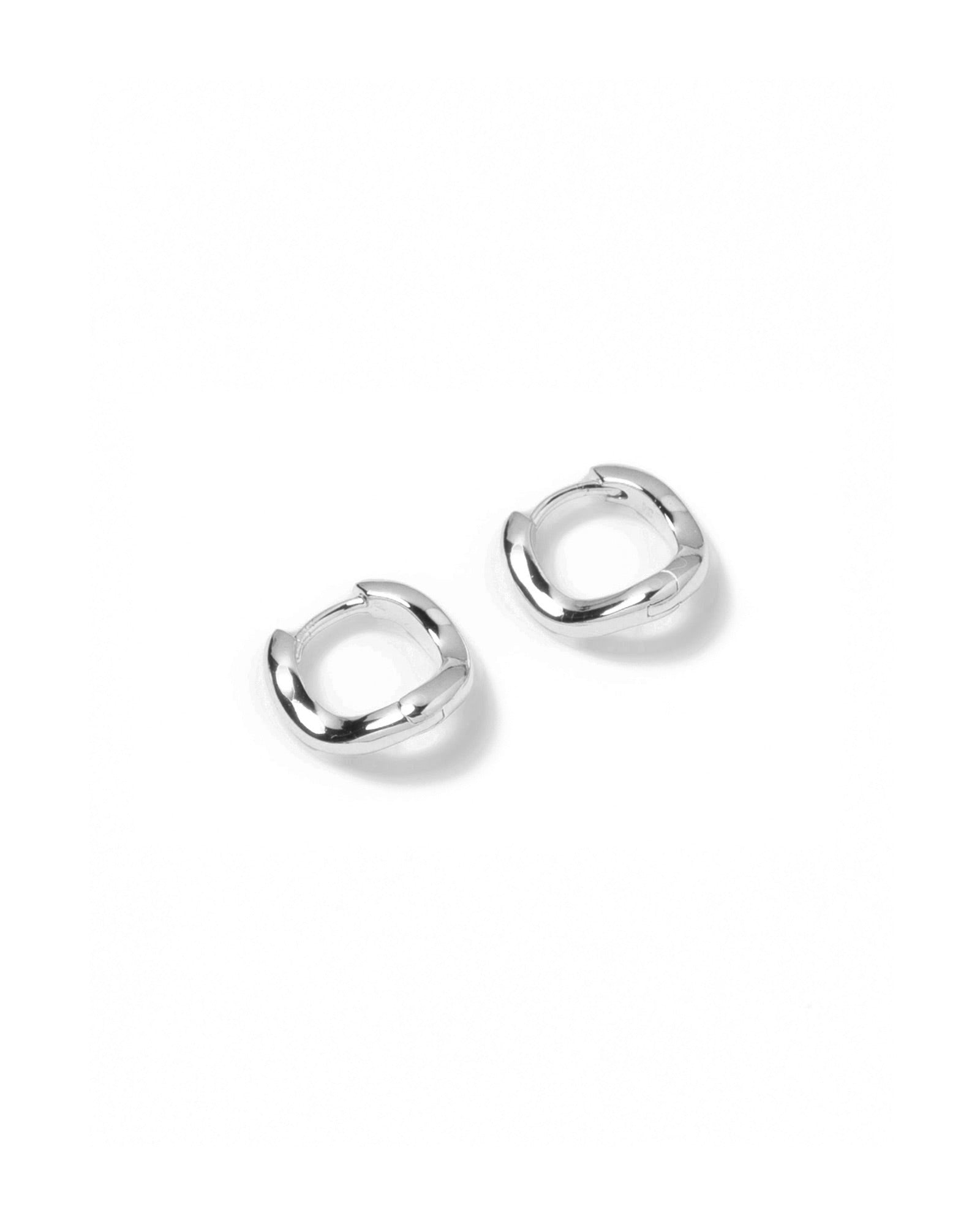 Small Rowan Hoops Sterling Silver