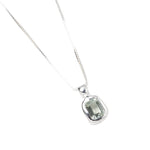 Wolf Circus-Freya Necklace-Necklaces-Sterling Silver, Seafoam Amethyst-Blue Ruby Jewellery-Vancouver Canada