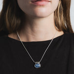 Imogen Necklace Sterling Silver, Kyanite