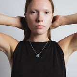 Imogen Necklace Sterling Silver, Kyanite