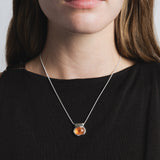 Imogen Necklace Sterling Silver, Sunstone