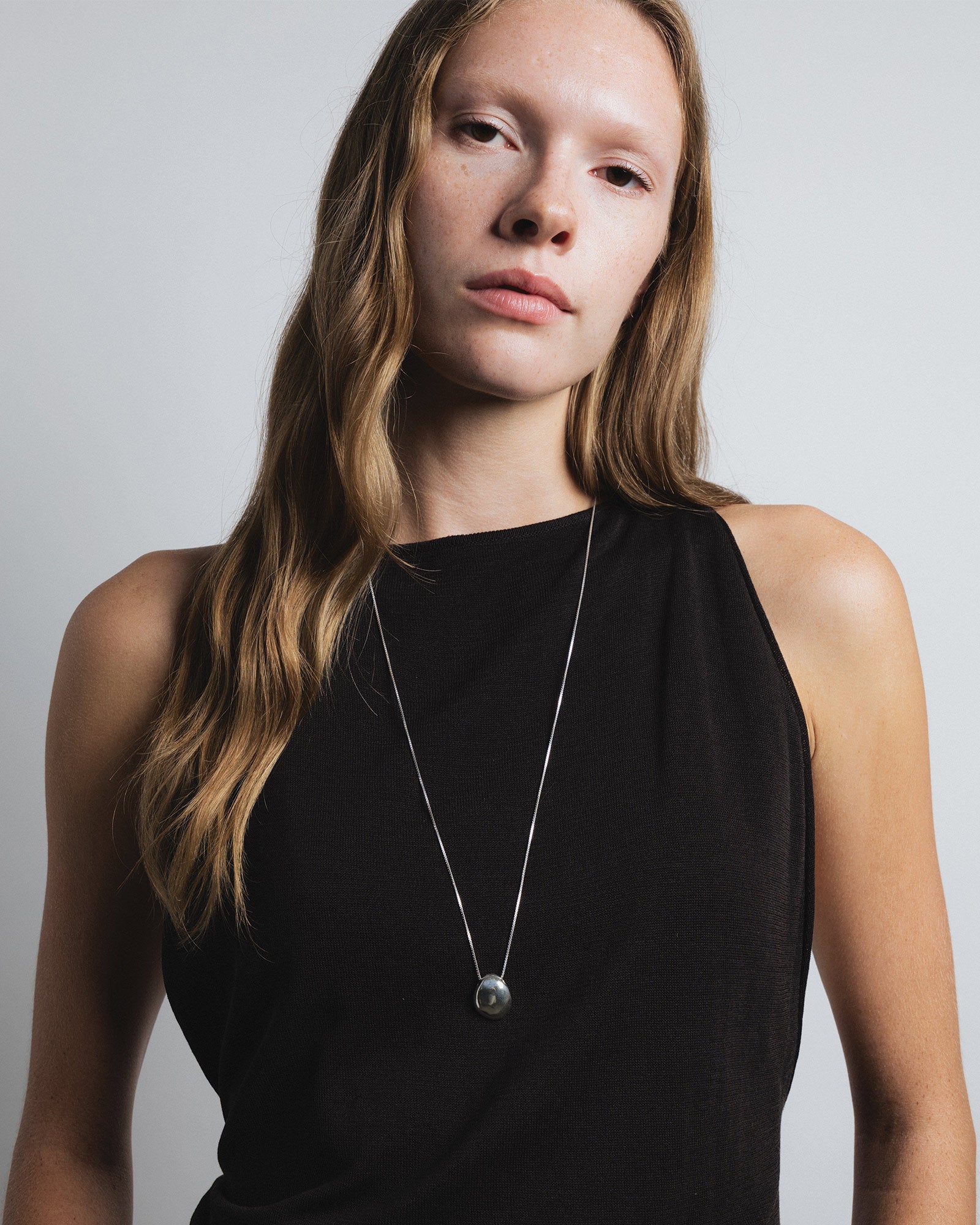 Naya Necklace in 30" Sterling Silver