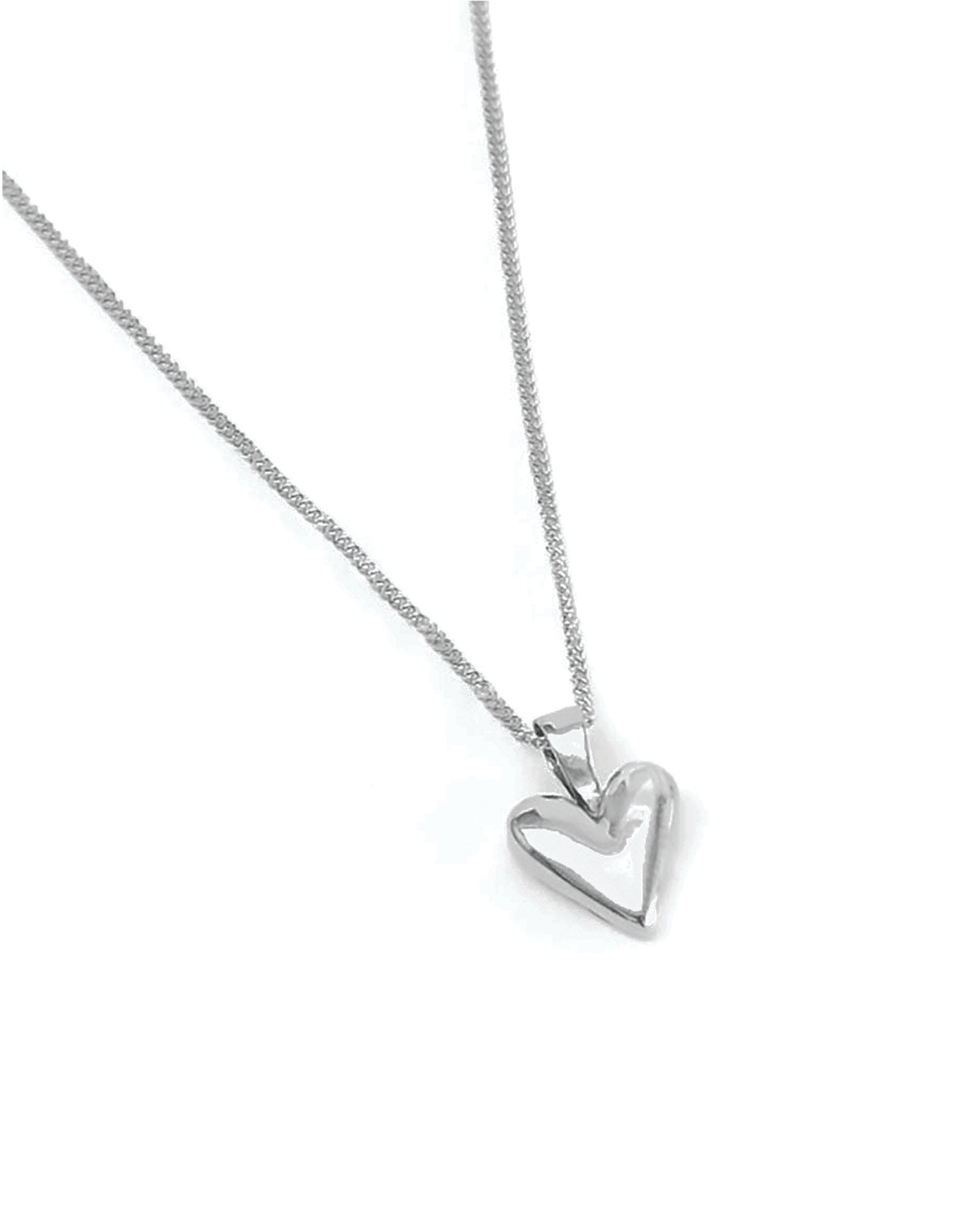 Wolf Circus-Baby Heart Necklace-Necklaces-Sterling Silver-Blue Ruby Jewellery-Vancouver Canada