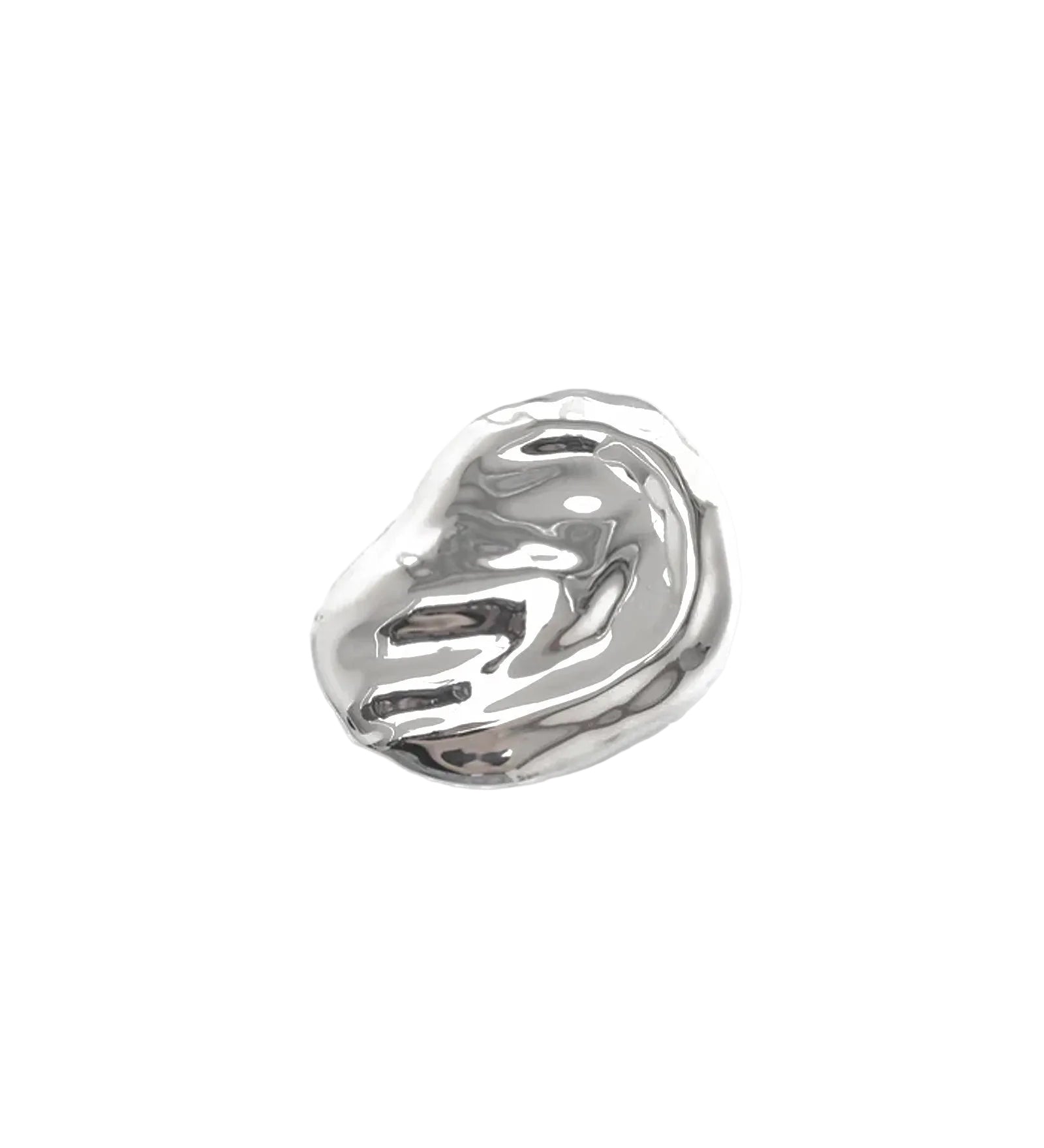 Bean Barrette Silver Plated