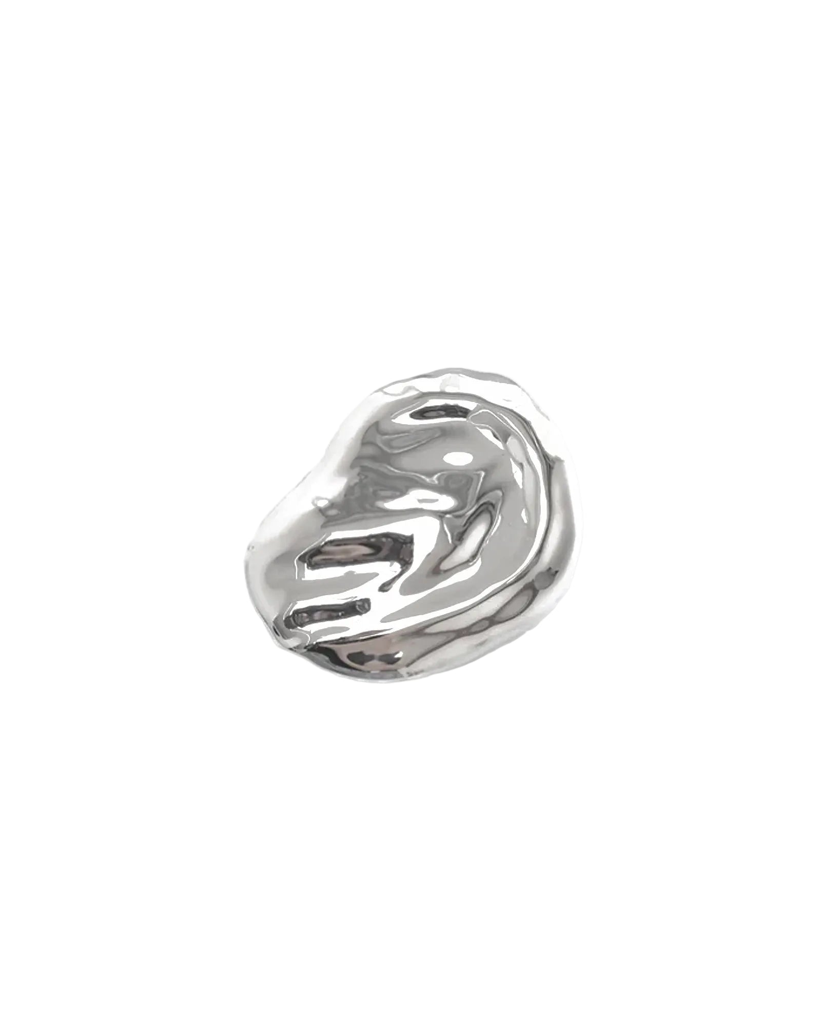 Bean Barrette Silver Plated