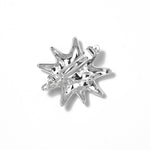 Sun Barrette Silver Plated