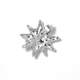 Sun Barrette Silver Plated