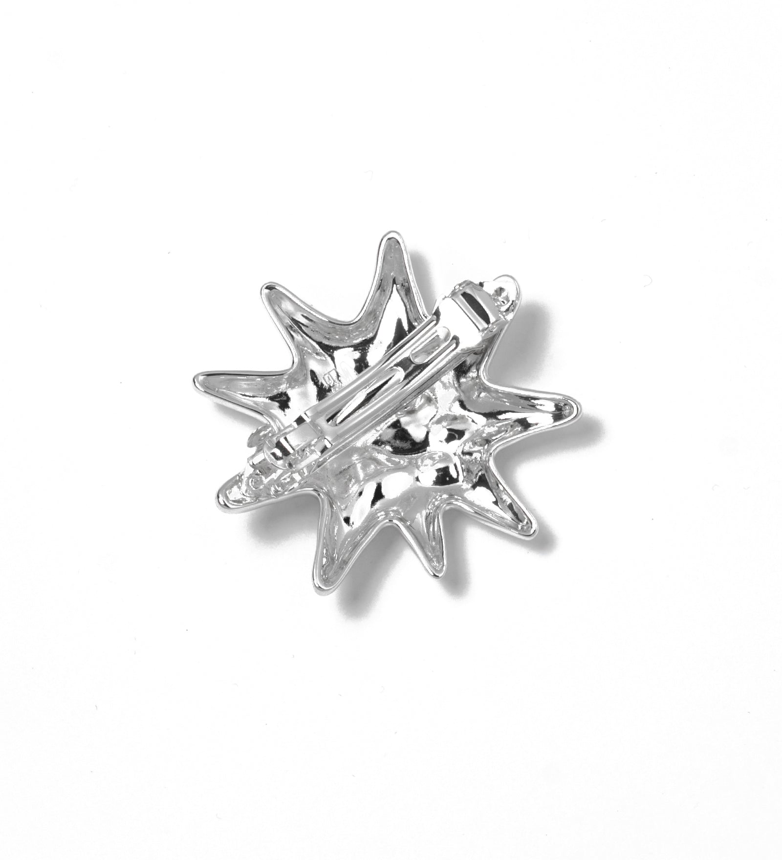 Sun Barrette Silver Plated