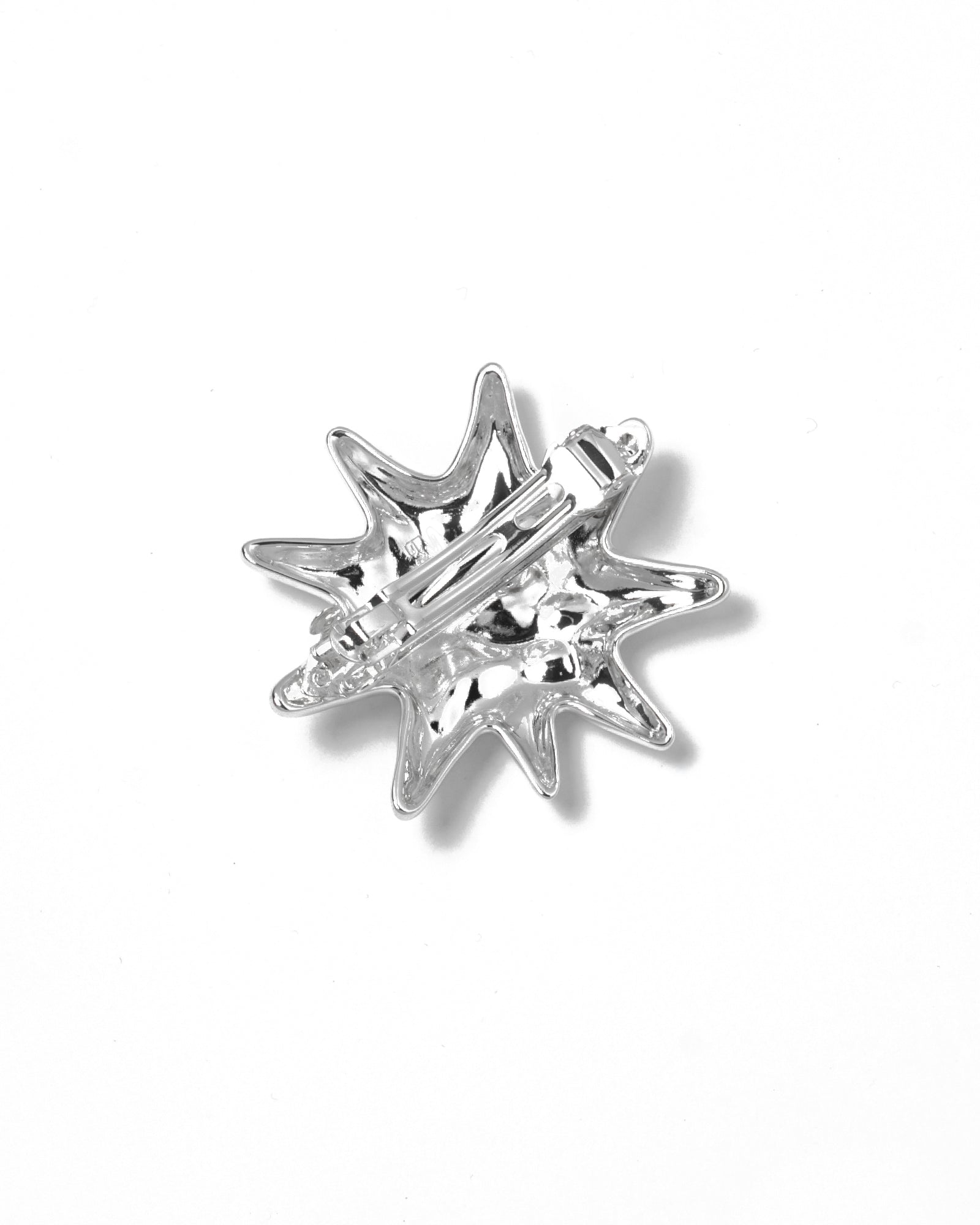 Sun Barrette Silver Plated