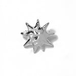 Sun Barrette Silver Plated