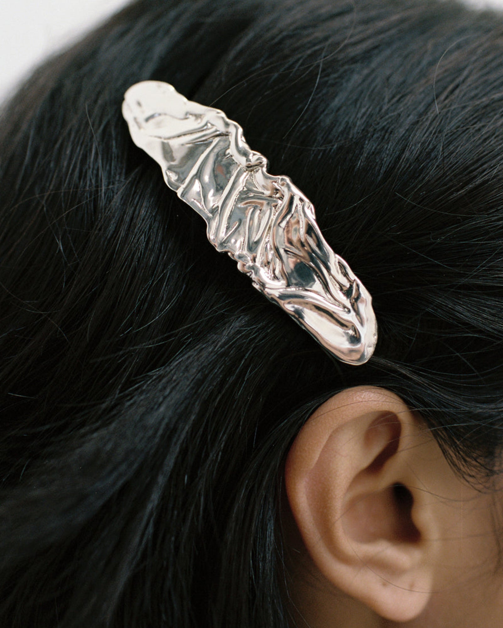 Frida Barrette Silver Plated